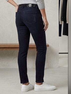 Seven 7 Dark Skinny Stretch Jeans